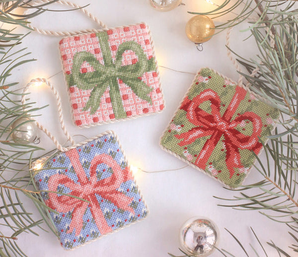 How to Finish a Needlepoint Ornament - Abigail Cecile