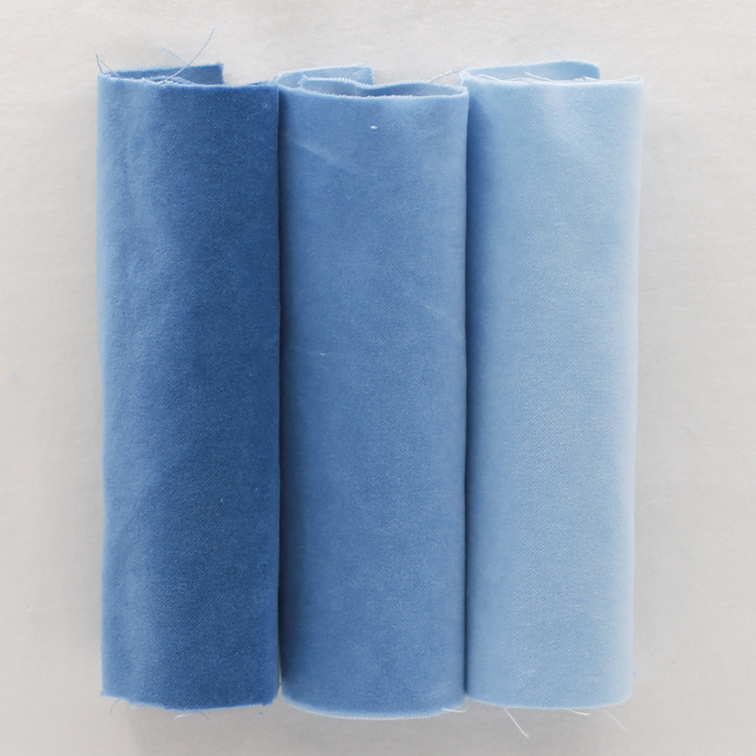 Cotton Finishing Velvet - Classic Blue