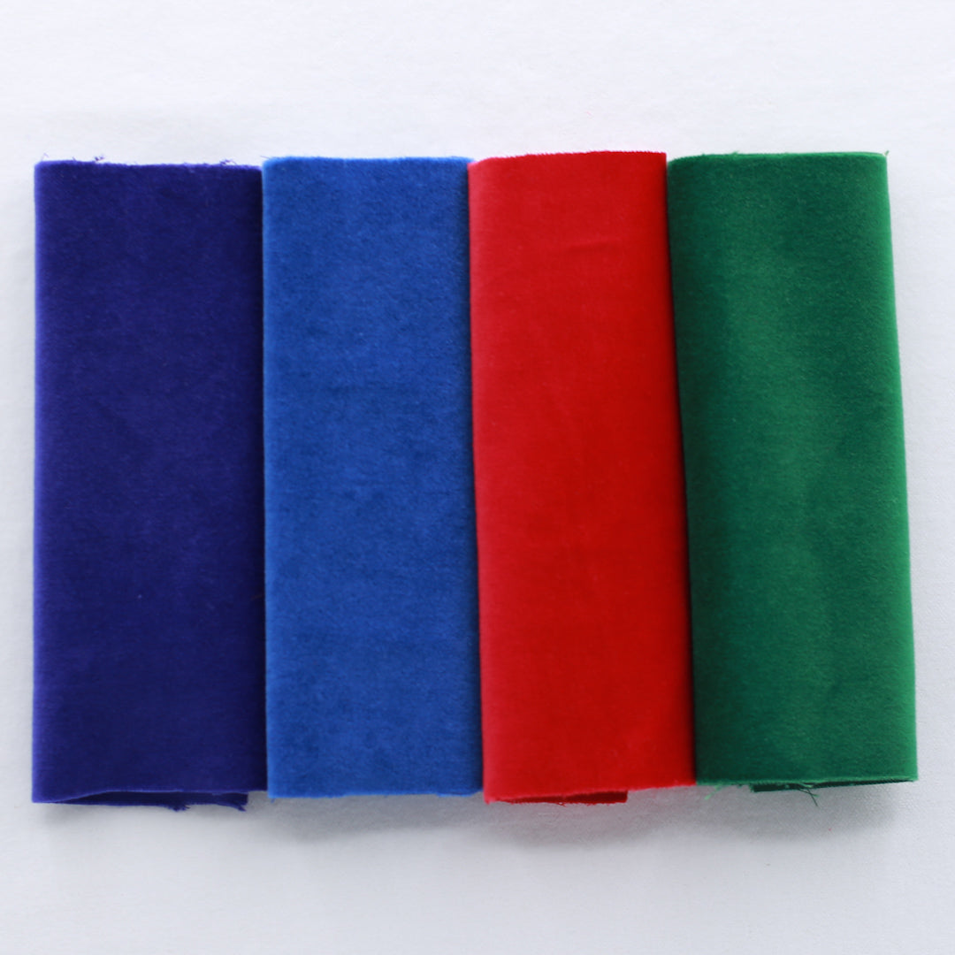 Cotton Finishing Velvet - Christmas Colors